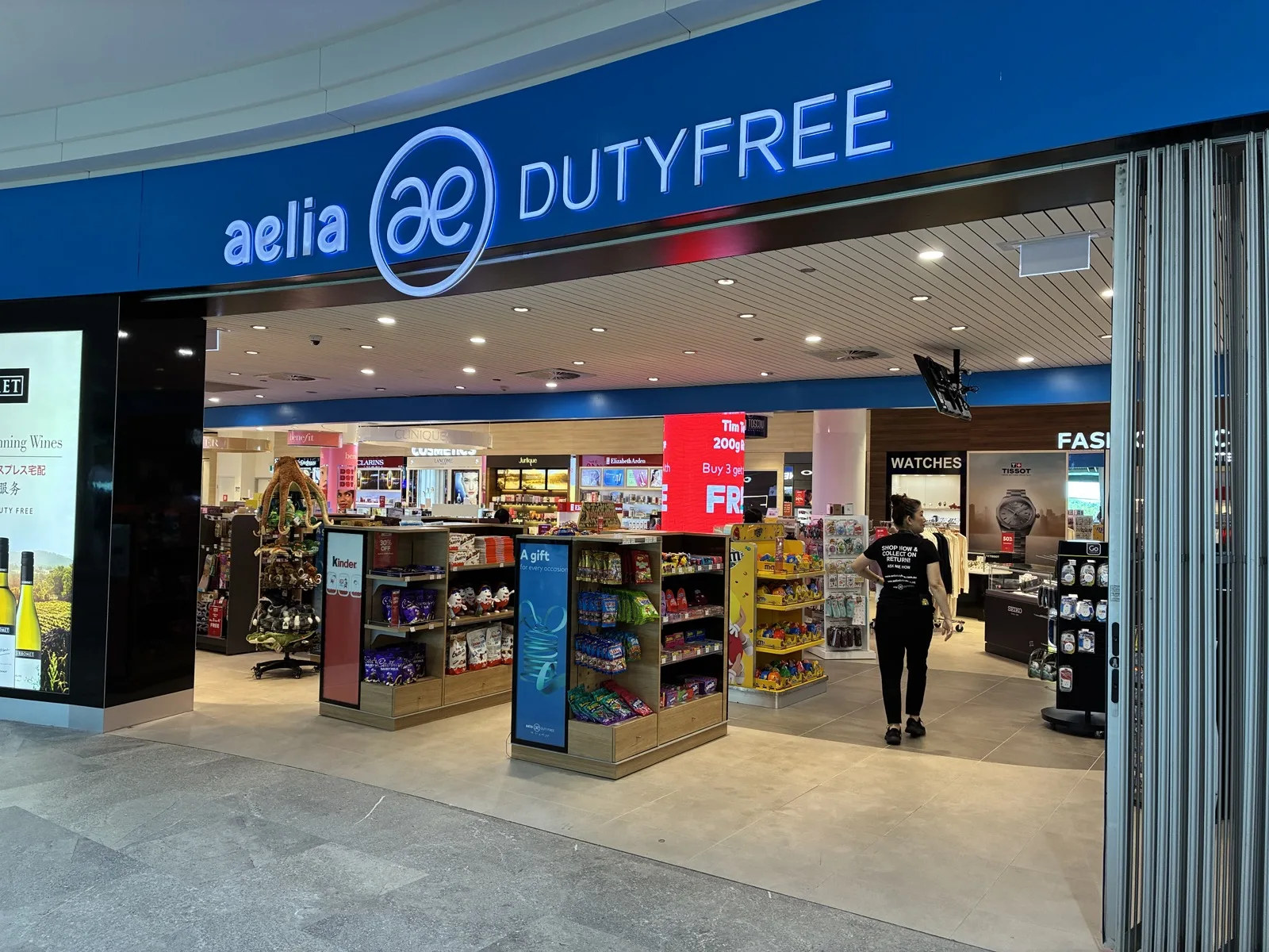 ケアンズ空港国際線ターミナルの免税店