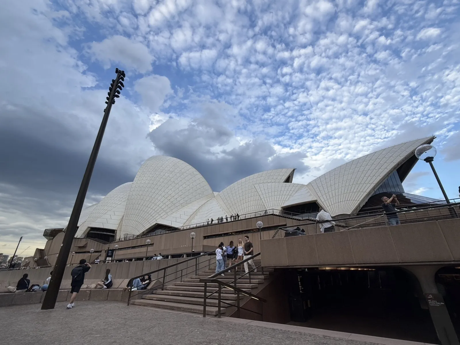 The steps and sails of Sydney Opera House