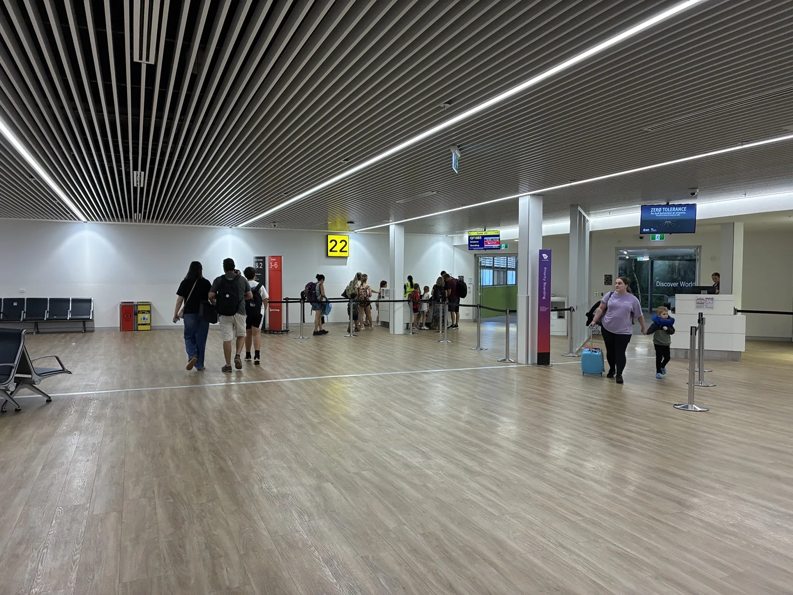 ケアンズ空港国内線ターミナルの手荷物受取所
