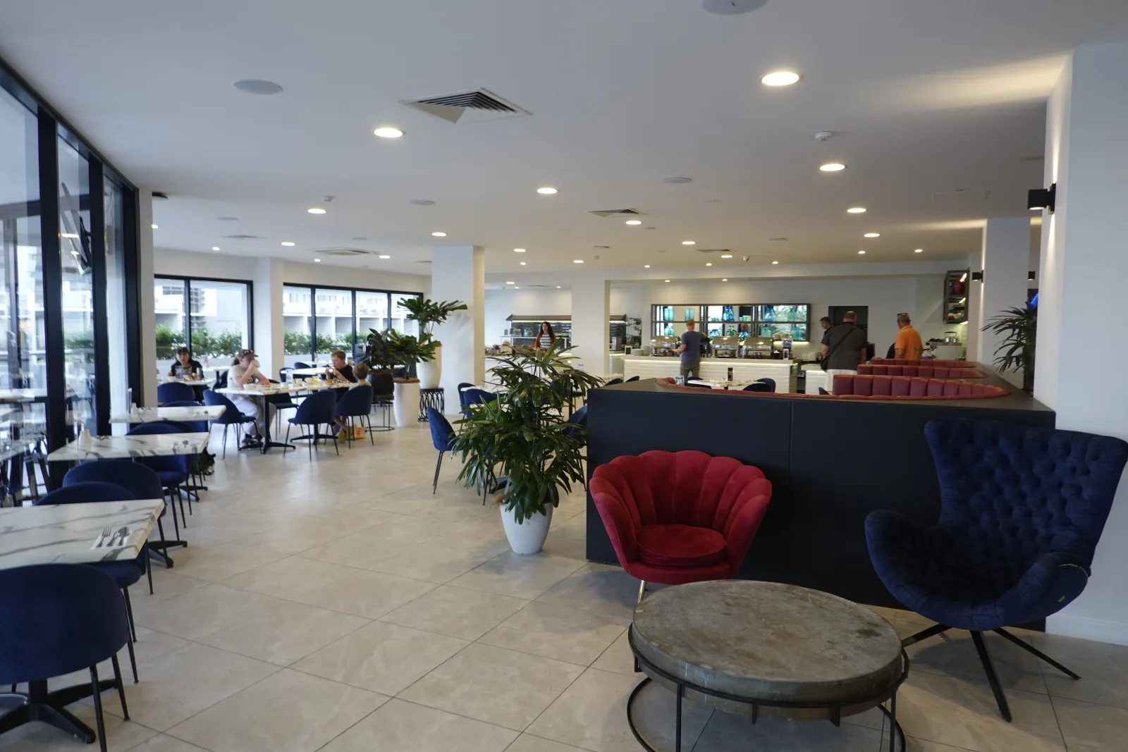 Restaurant and dining space at The Benson Hotel Cairns